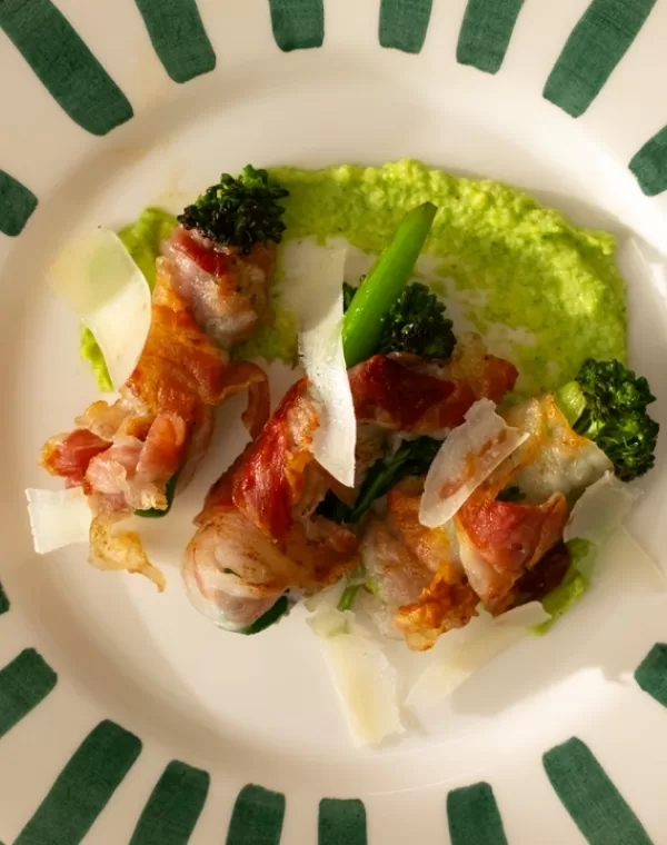 Omwikkeld met Pancetta