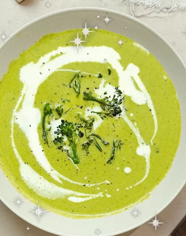 Crema de Brócoli Bimi®, parmesano y limón