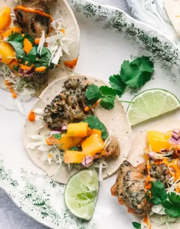 Tacos med friterad Bimi® broccoli och mangosalsa
