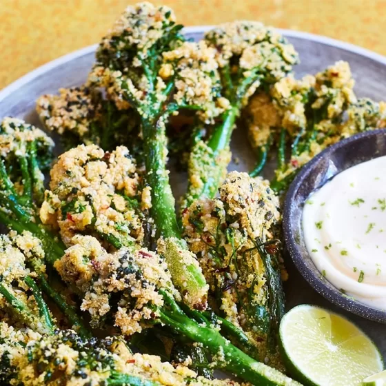 Brócoli Bimi® crujiente con sésamo y chile